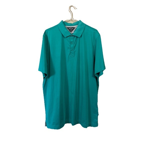 adiPure by adidas Mens Golf Polo Shirt Glory Green Large FL5557 938011 10/19 - Picture 3 of 16
